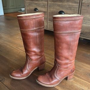Size 9 Frye boots, Jane tall pull on